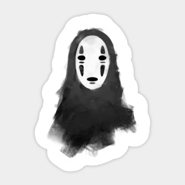 No Face Inspired. No Face Spirited Away Sticker TeePublic